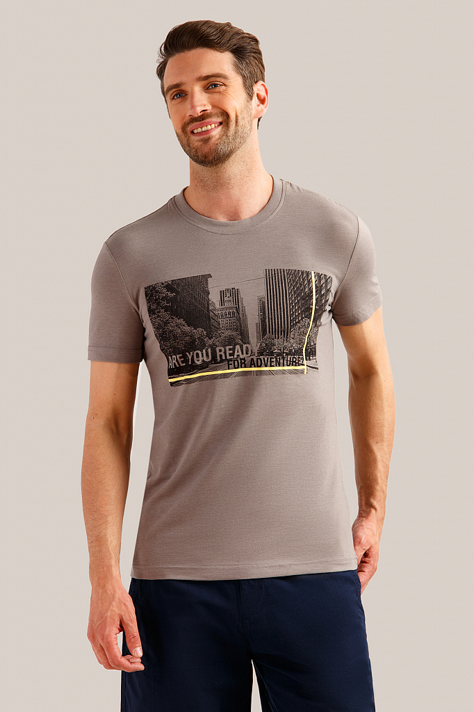 Футболка мужская, Светло-серый меланж, Футболка мужская
Футболка мужская, Светло-серый меланж, Футболка мужская