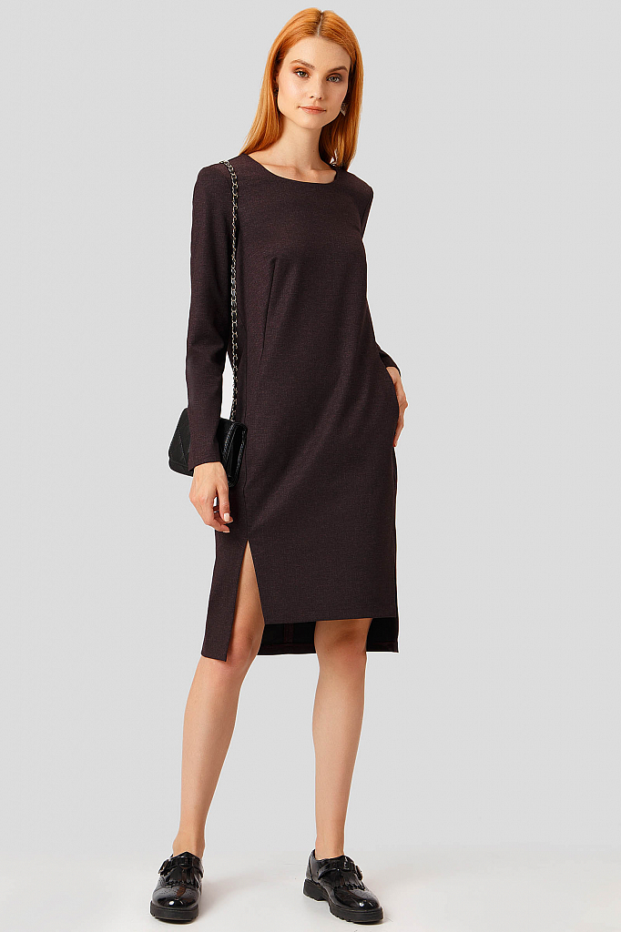 Платье женское Finn-Flare темно-серый A18-32052 