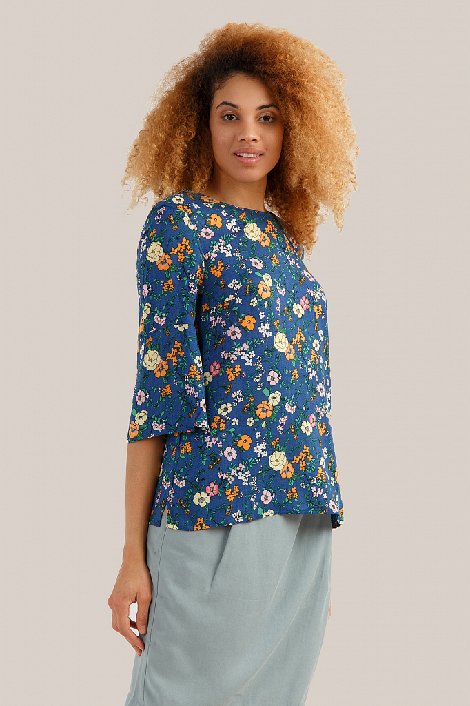 

Блузка женская, Синий, Блузка женская