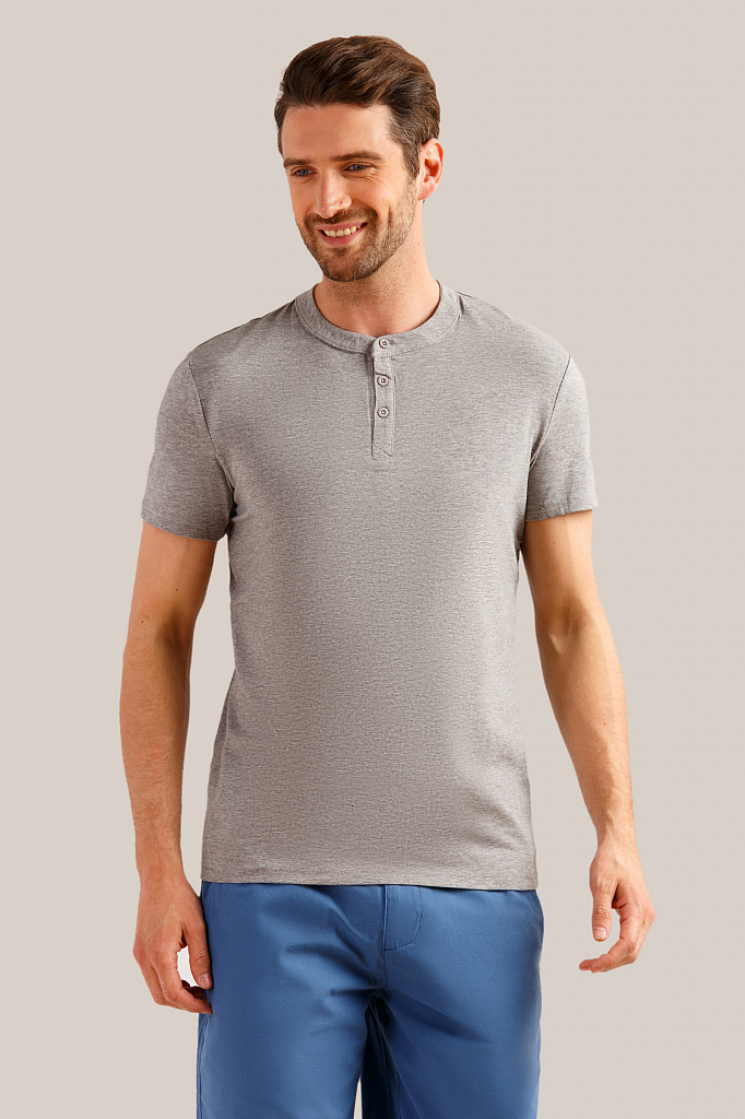 

Верхняя сорочка мужская, Светло-серый меланж, Верхняя сорочка мужская